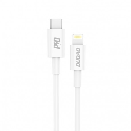 Dudao Dudao L6X USB-C - Lightning PD 20W 1m Cable - White