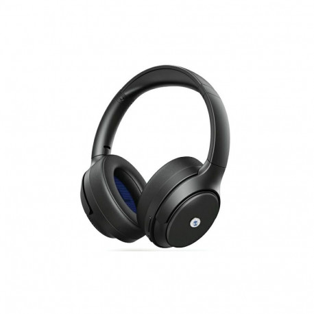 BMW BMW On-Ear Bluetooth ANC Headphones BMBHKL601SSLVK Black Metal Logos