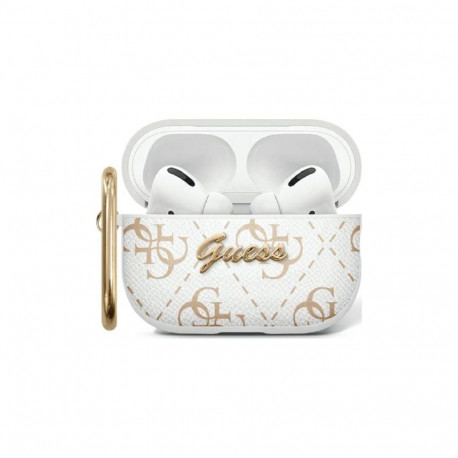 Guess Guess GUA3PG4GPH AirPods 3 cover white/white 4G Hook