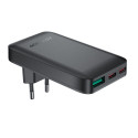 Acefast Acefast A100 65W GaN 2 USB-C+ USB-A Charger Ultra Slim - Black