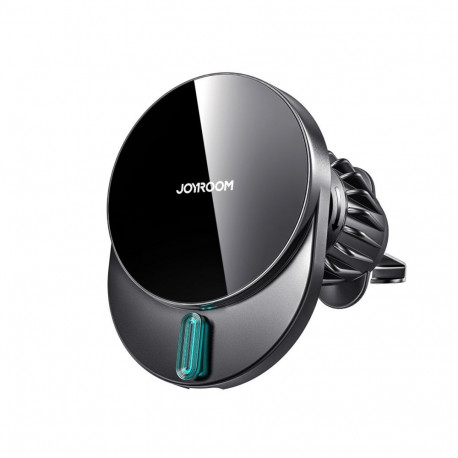 Joyroom Joyroom JR-ZS409 magnetic holder with 15W inductive charger for car air vent - black