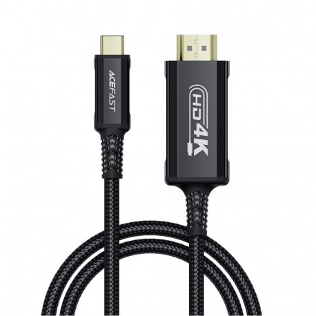 Acefast Acefast C1 USB-C/HDMI Video Cable 4K 60Hz HDR 1.8m - Black