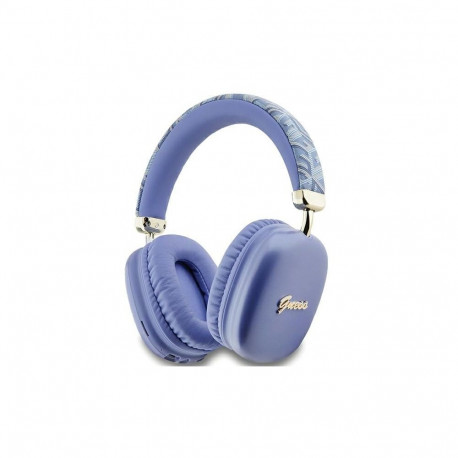 Guess Guess GCube Metallic Script Logo Bluetooth on-ear headphones - purple