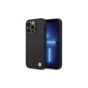 BMW BMW Silicone Metal Logo case for iPhone 15 Pro - black
