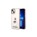 Karl Lagerfeld Karl Lagerfeld Ikonik Choupette case for iPhone 14 - pink