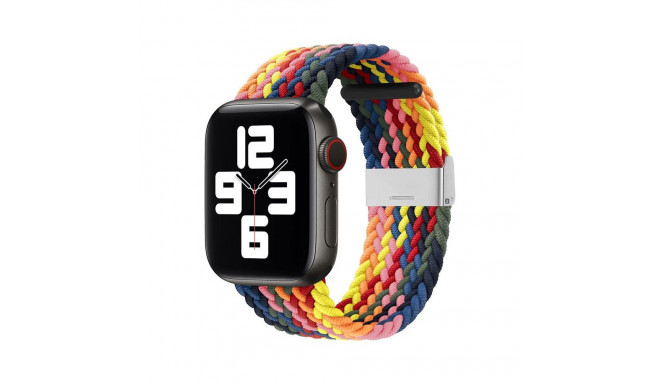 Hurtel Braided Fabric Strap Bracelet Strap Fabric Band for Apple Watch 38 / 40 / 41 mm - Multicolor
