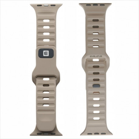 Evelatus Evelatus Watch 38/40/41 Sport Silicone Loop Beige Grey