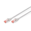 Digitus CAT 6 S/FTP | Patch cord | Length 1 m | Grey