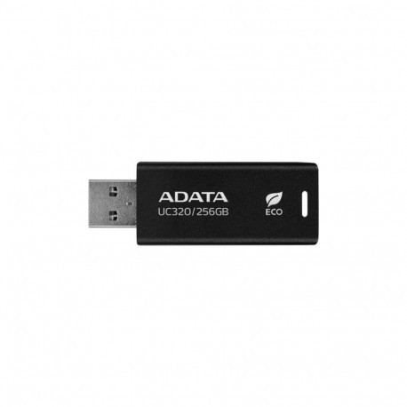ADATA MEMORY DRIVE FLASH USB3.2 256G/BLACK UC320-256G-RBK/BK