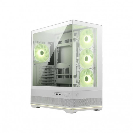 MSI Case||MAG PANO 110R PZ / WHITE|MidiTower|Case product features Transparent panel|Not included|Co