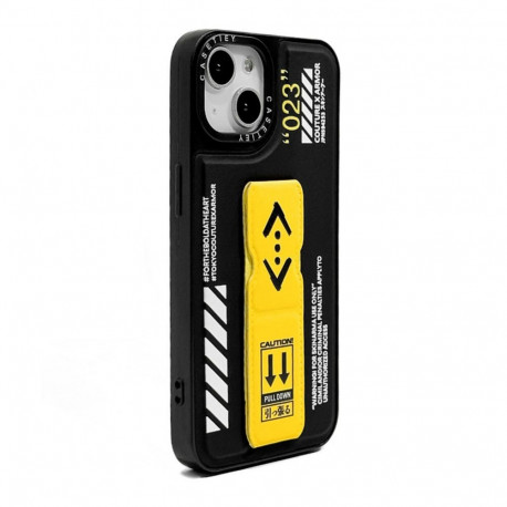 iLike Apple iPhone 14 FASHION LEATHER STAND COVER Black
