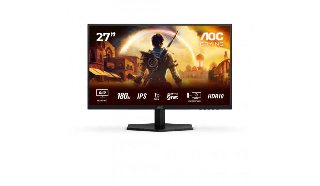 AOC Q27G42XE | 27 " | IPS | QHD | 16:9 | 180 Hz | 1 ms | 2560 x 1440 pixels | 300 cd/m | HDMI ports 