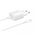 Samsung EP-TA800XWE Samsung 25W Travel Charger USB-C Data Cabel White