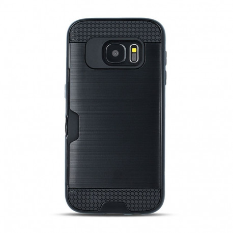 GreenGo Samsung Galaxy S8 Defender Card Case Black