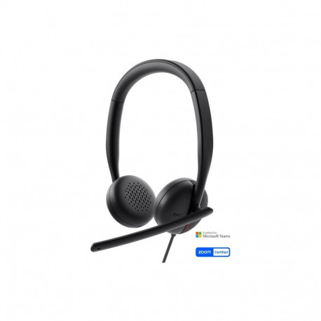 Dell Headset WH3024 Built-in microphone USB-C, USB-A Black