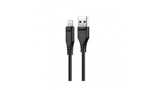 Acefast Apple Lightning to USB 1.2m 2.4A MFI Cable Black