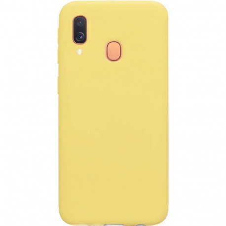 Evelatus Samsung Galaxy A40 Nano Silicone Case Soft Touch TPU Yellow