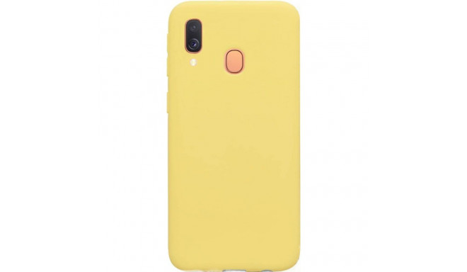 Evelatus Samsung Galaxy A40 Nano Silicone Case Soft Touch TPU Yellow