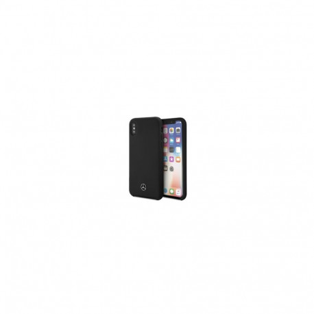 Mercedes-Benz Apple iPhone XR Liquid Silicone Case Black