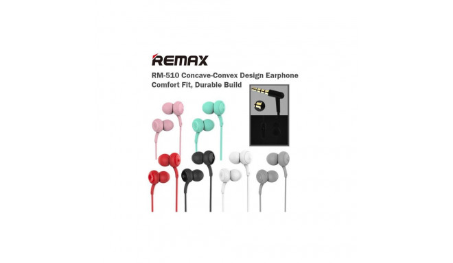 Remax Earphone RM-510 Universal 3,5mm Blue