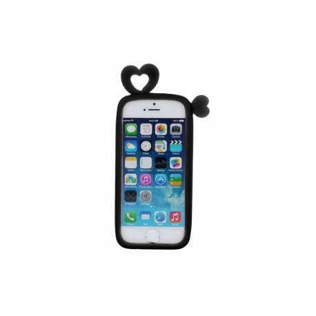 GreenGo Universal bumper L (10cm) Hearts Black