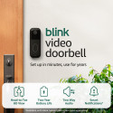 Amazon Blink Video Doorbell 2, black