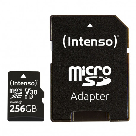 Intenso microSDXC 256GB C10 UHS-I professionaalne + adapter
