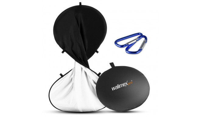 Walimex Pro kokkupandav taust 150x200cm must/valge PE