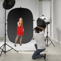 Walimex Pro Folding  Background 150x200cm black/white PE