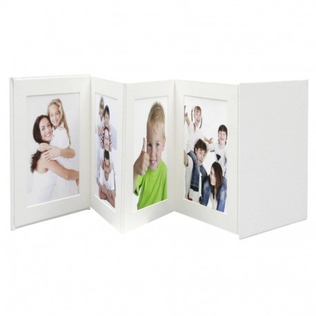 Deknudt Leporello white 8x10x15 8 photos              A66DC1 8PH