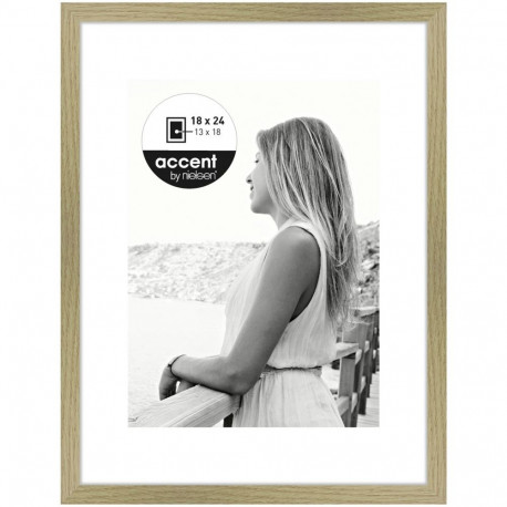 Nielsen Aura tamm 18x24 puit koos paspartuuga 1134002