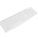 KEYBOARD NATEC NAUTILUS ES LAYOUT WHITE SLIM