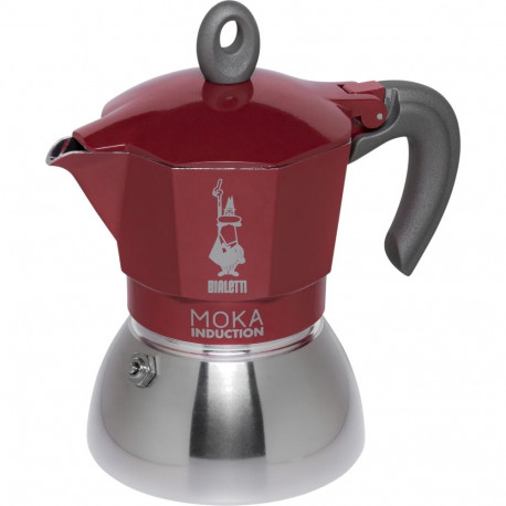 Bialetti Moka Induction 4TZ (200ml) Czerwona 2020