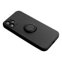 SILICONE RING case for SAMSUNG A17 black