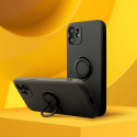 SILICONE RING case for SAMSUNG A17 black