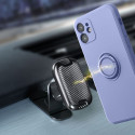 SILICONE RING case for SAMSUNG A17 violet