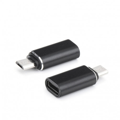 Adapter Type C (female) to Micro USB (male) black