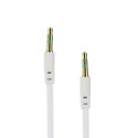 Cable AUX Jack 3,5 mm (male) to Jack 3,5 mm (male) BOX 1 m white