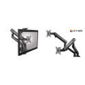 ICY BOX IB-MS314-T, holder (black, 2 monitors)