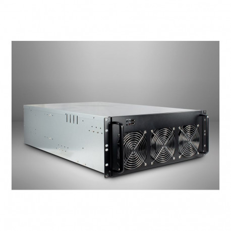 4W2 MINING-RACK (schwarz, 4 Höheneinheiten)