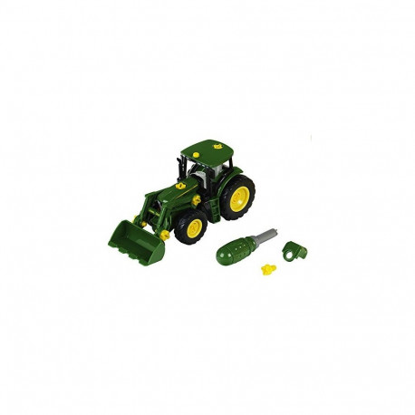 John Deere traktor esilaaduriga kaaluga, roheline