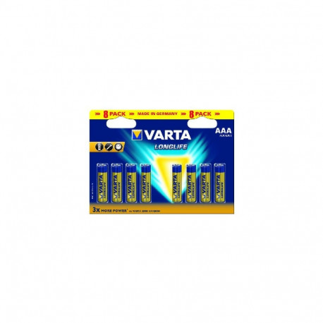 Varta Longlife Extra LR03, alkaline, 1.5V, pieces 8 (4103-101-328)