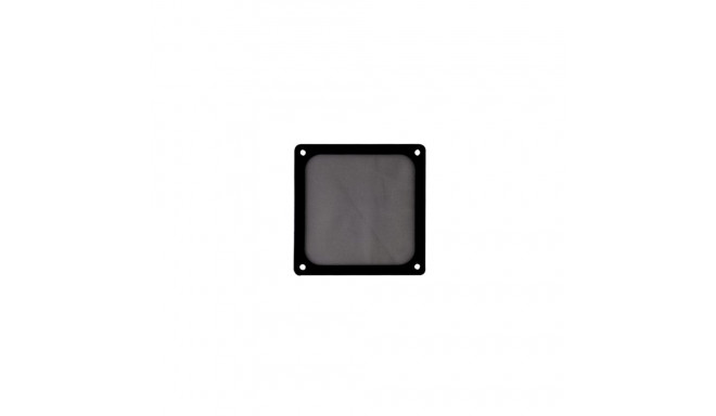 Tolmufilter SST-FF123B 120mm-ventilaatorile, must