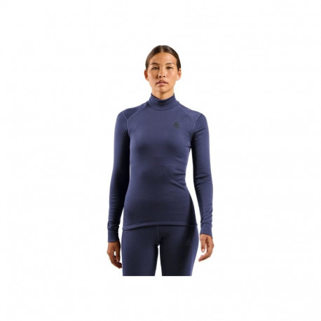 Odlo BL TOP turtle neck l/s ACTIVE WARM long-sleeved thermal underwear, size S, blue