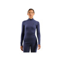 Odlo BL TOP turtle neck l/s ACTIVE WARM long-sleeved thermal underwear, size S, blue