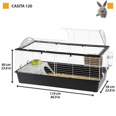 FERPLAST Casita 120 - cage for guinea pig and rabbit