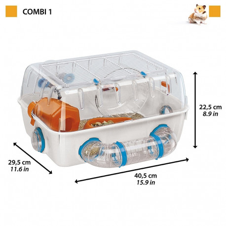 FERPLAST Combi 1 puuris hamsterile