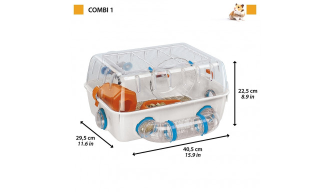 FERPLAST Combi 1 puuris hamsterile