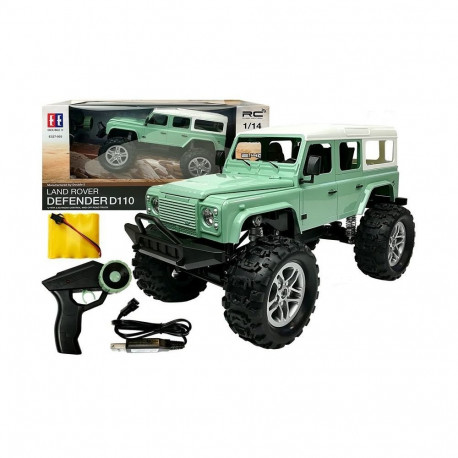 Auto kaugjuhitav Land Rover Defender D110 R/C roheline 7.5 km/h 1:14 2.4G