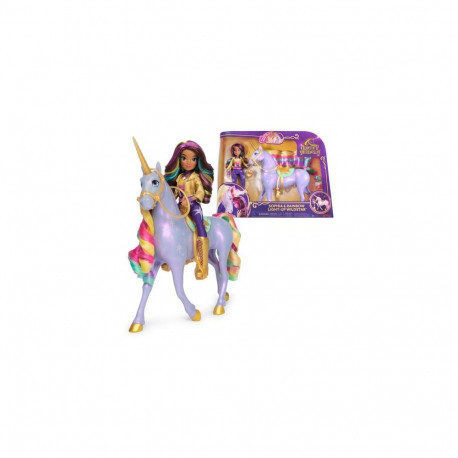 Unicorn Academy, Sophia & Interactive Rainbow Light-up Wildstar Unicorn Toy with Lights, Sou